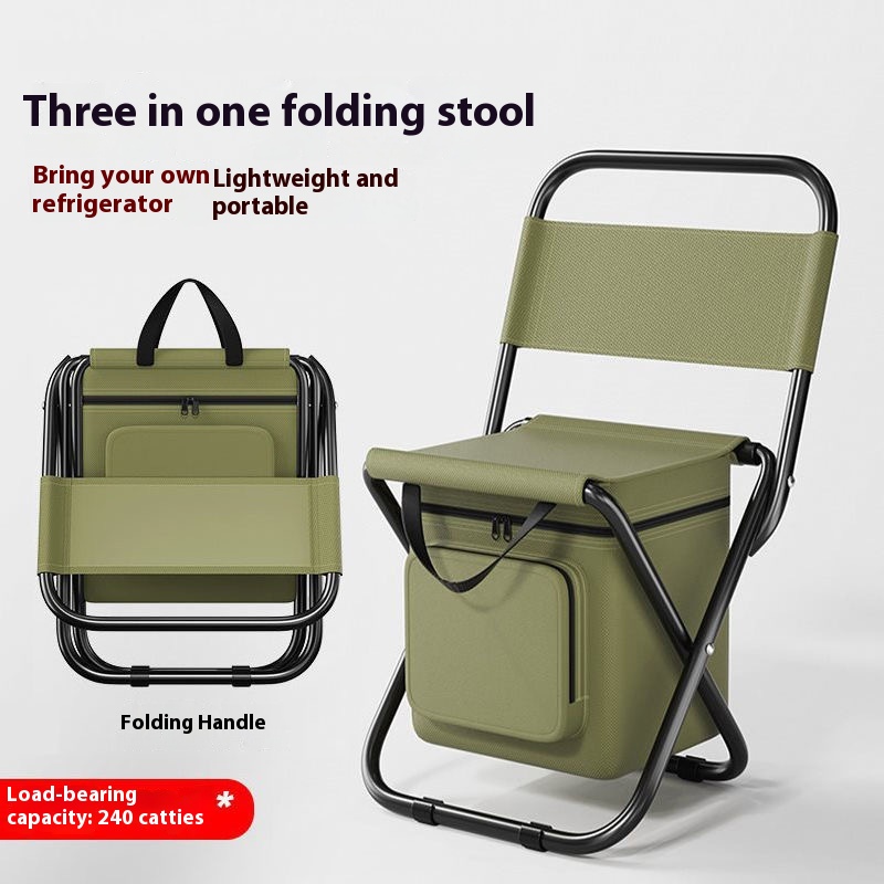 Outdoor Camping Folding Chair - Sedia pieghevole da esterno portatile, sedia