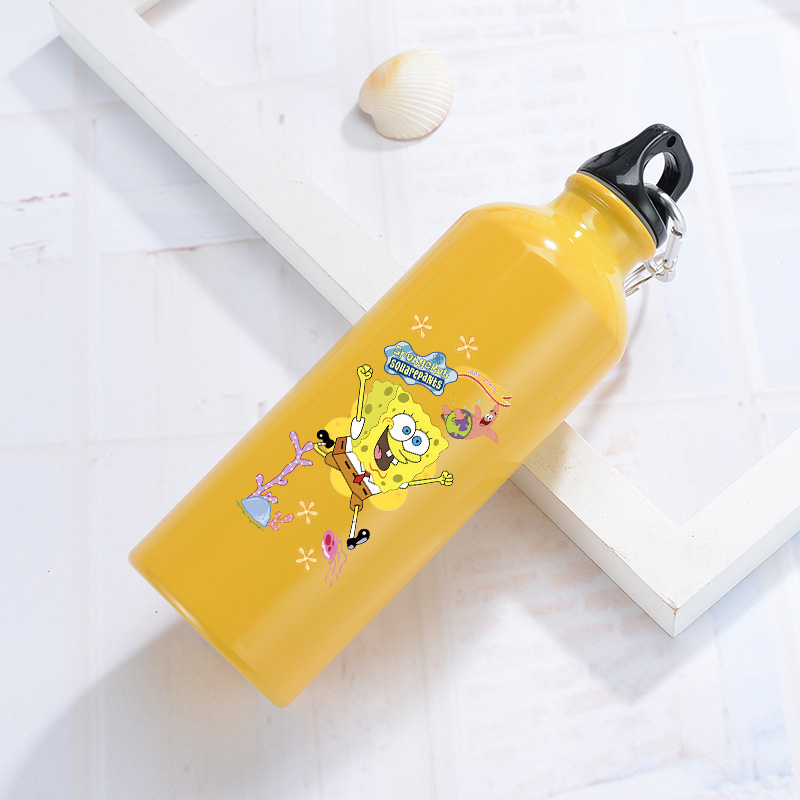 Outdoor Camping Kettle - Borraccia in Alluminio SpongeBob, Bottiglia per