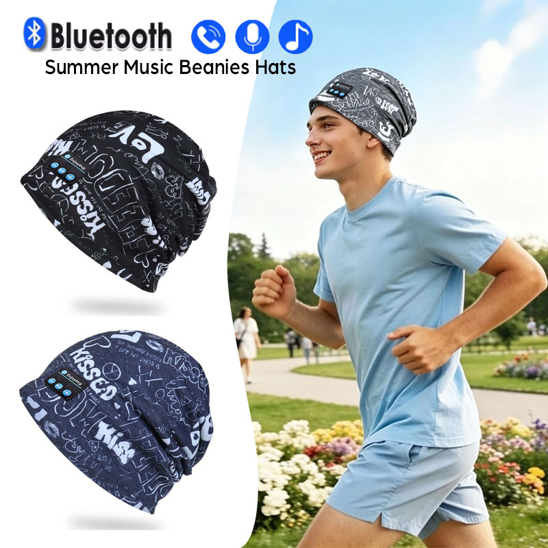 Outdoor Camping Videos - Cappello Bluetooth con Cuffie Wireless Integrate,