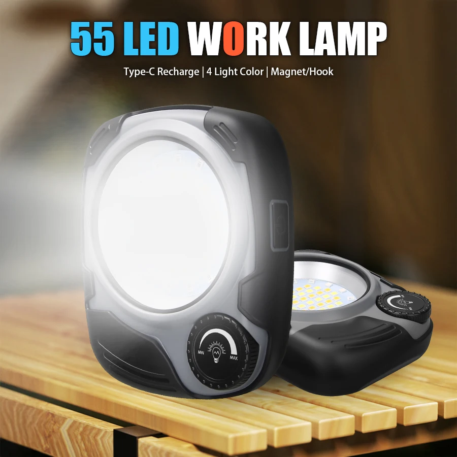 Outdoor Camping Lantern - Lanterna da campeggio ricaricabile a LED/COB,