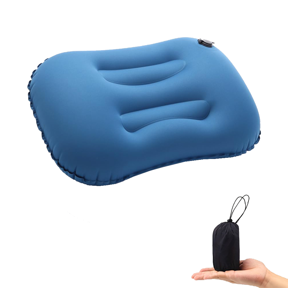 Camp Pillow Compressible - Cuscino da campeggio gonfiabile portatile Cuscini