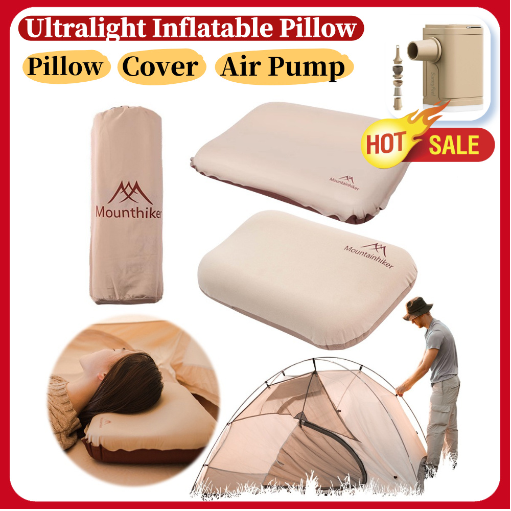 Camp Pillow Compressible - Cuscino Gonfiabile Ultraleggero per Collo, Cuscino