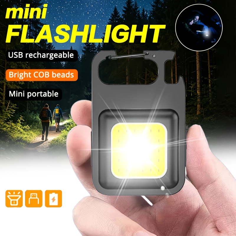 Outdoor Camping Lantern - Torcia Portatile a Portachiavi Mini Multifunzione