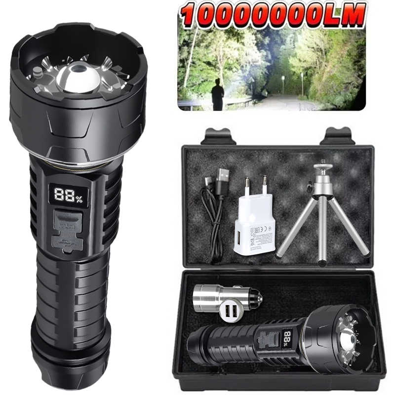 Outdoor Camping Lantern - Torcia LED COB Lanterna ricaricabile Torcia