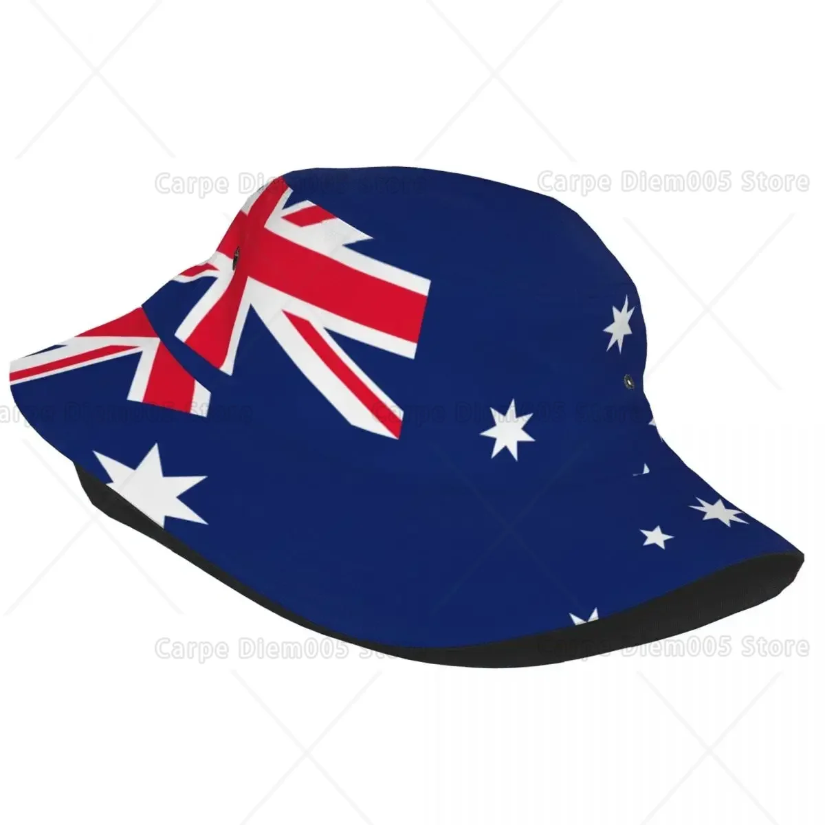 Outdoor Camping Australia - Berretto da pescatore con bandiera nazionale