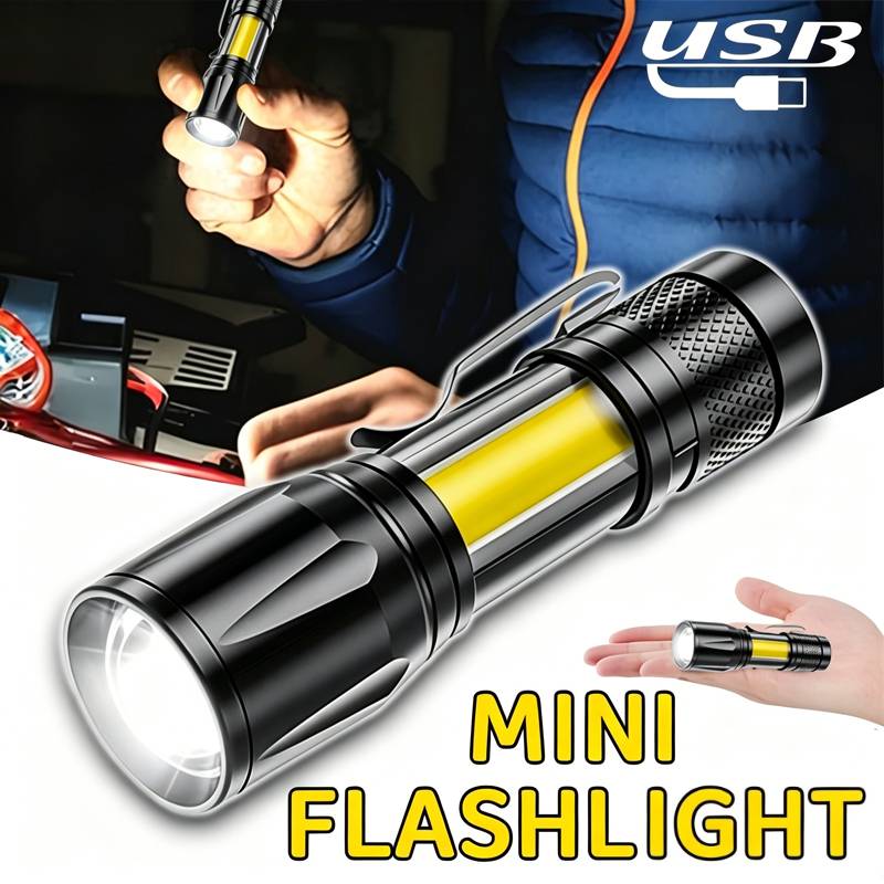 Outdoor Camping Lantern - Mini Torcia LED COB, Faro Portatile,
