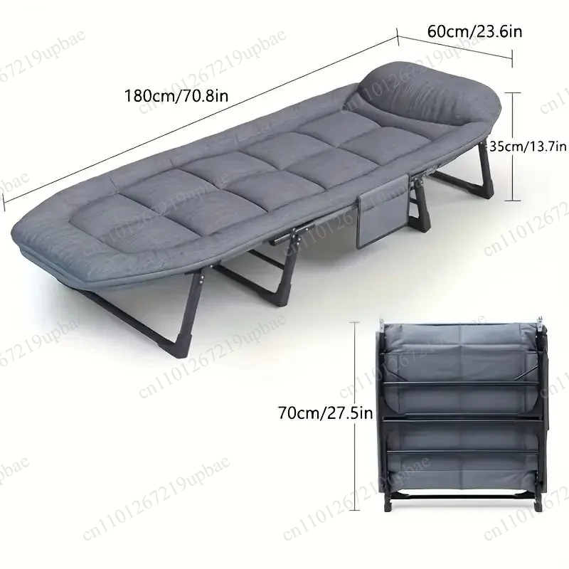 Outdoor Camping Folding Chair - Letto Pieghevole Portatile, Sedia da Campeggio
