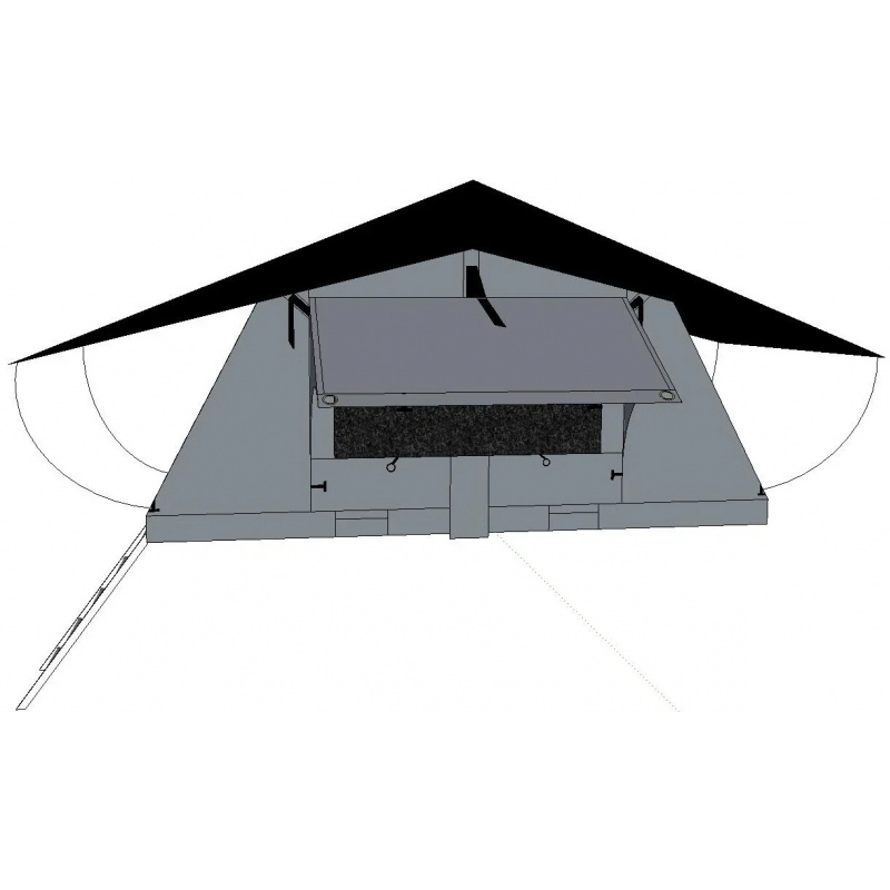 Outdoor Camping Tents For Sale - Tenda da Tetto Morbida Pieghevole Impermeabile