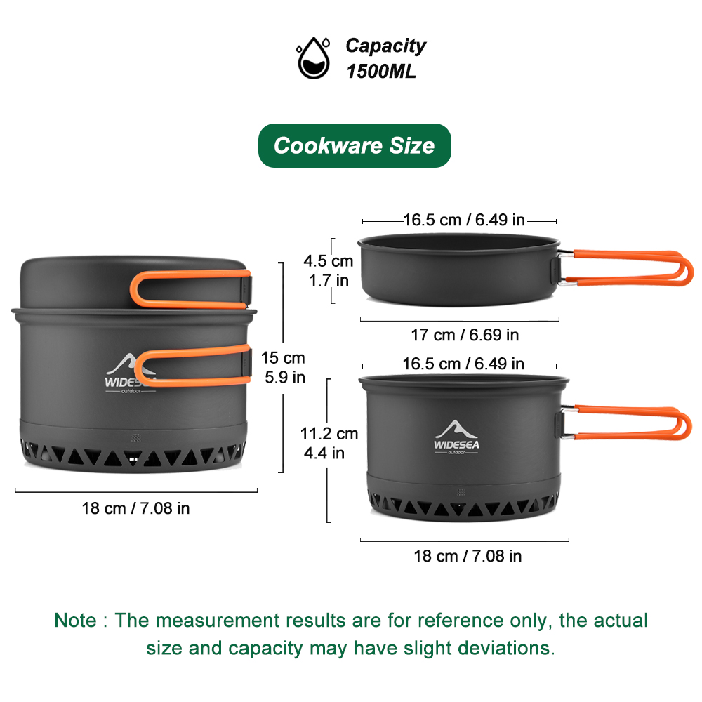 Set di stoviglie da campeggio, - Outdoor Camping Kettle recensione e prezzo