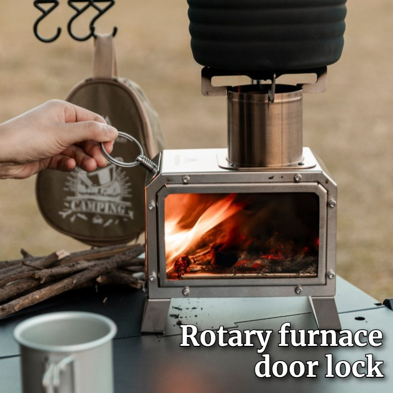 Stufa a Legna Quadrata in Acci - Cooking Outdoor Camping recensione e prezzo