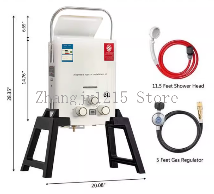Scaldabagno senza serbatoio a  - Outdoor Camping Water Heater recensione e prezzo