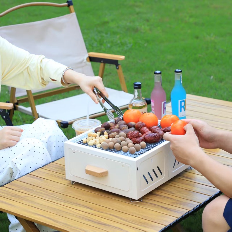 Griglia portatile a carbone pe - Cooking Outdoor Camping recensione e prezzo