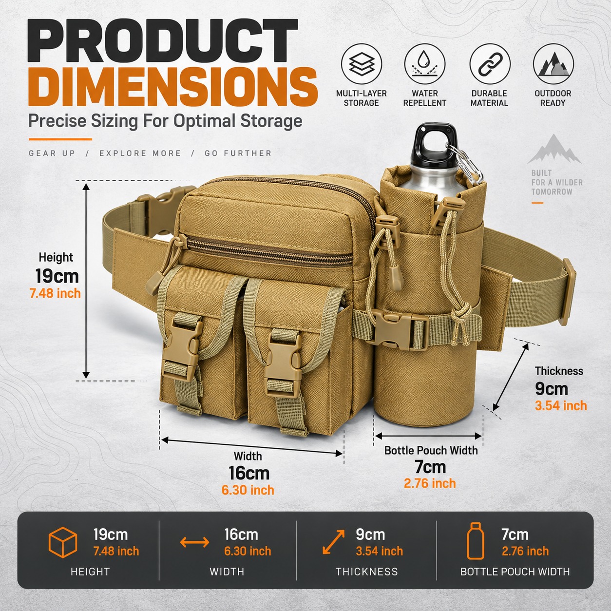 Marsupio Tattico Multifunziona - Outdoor Camping Kettle recensione e prezzo