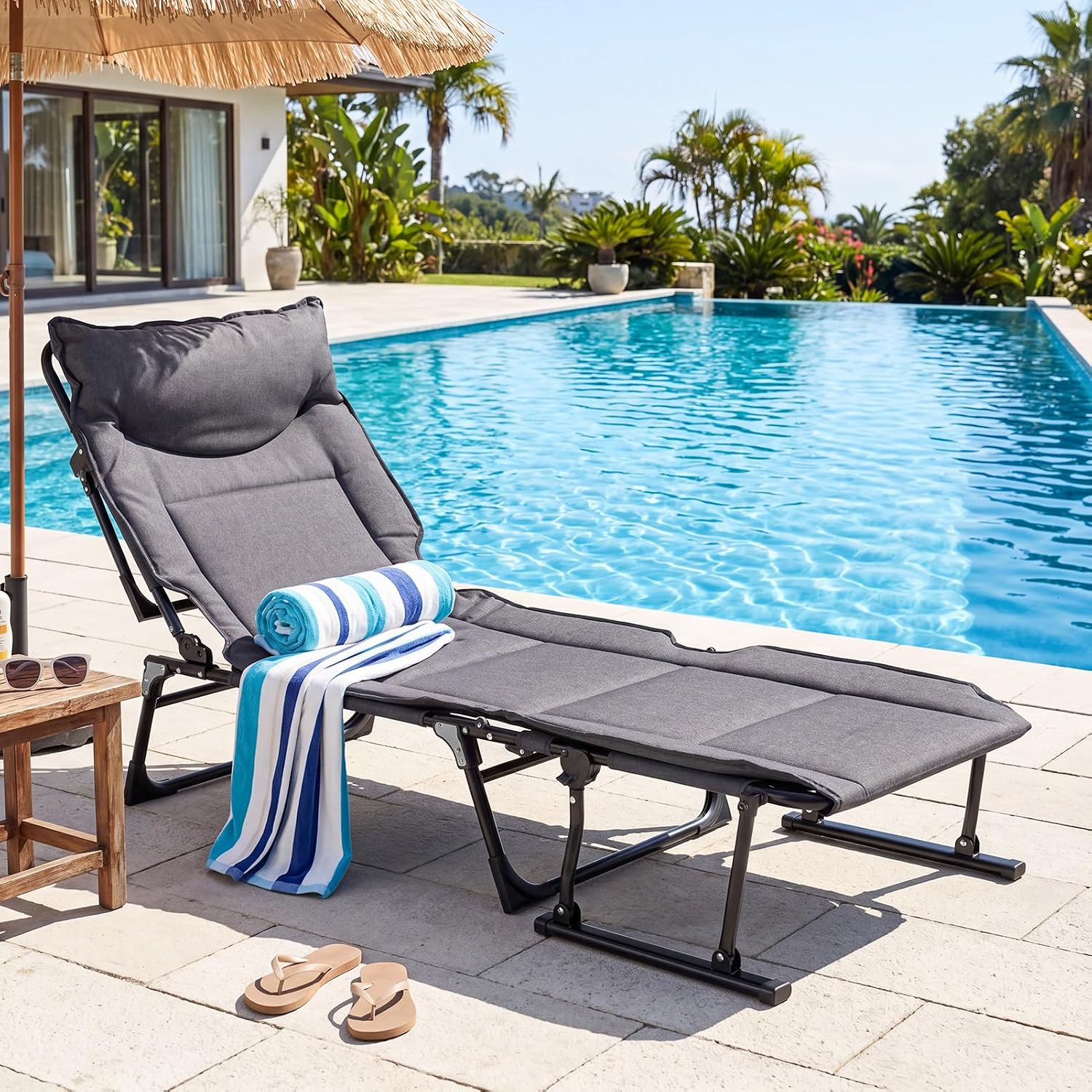 Set di 2 sedie a sdraio pieghe - Outdoor Camping Folding Chair recensione e prezzo