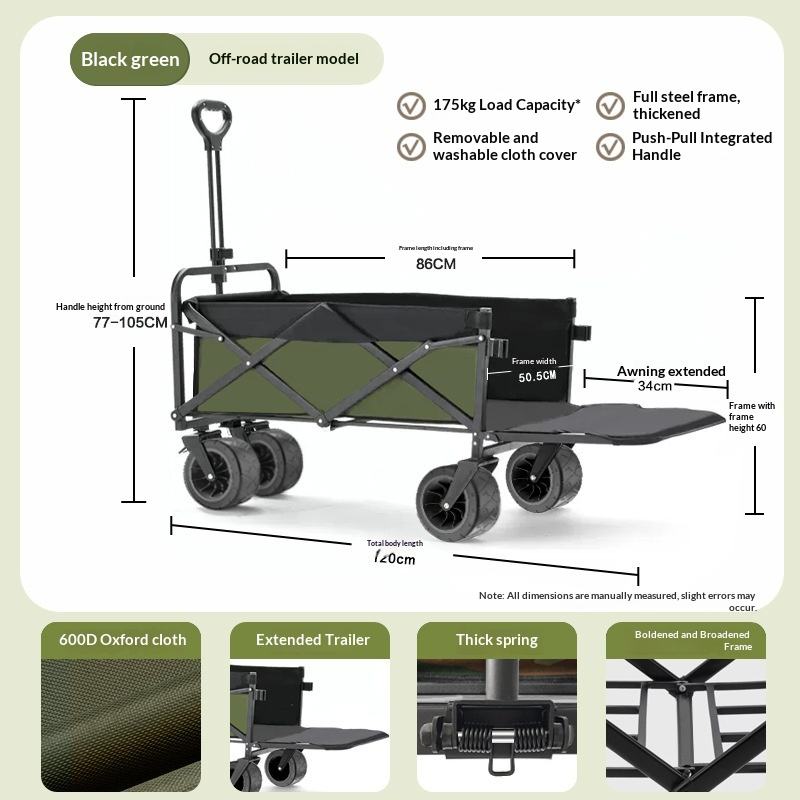 Carrello Pieghevole a Quattro  - Outdoor Camping And Fishing recensione e prezzo