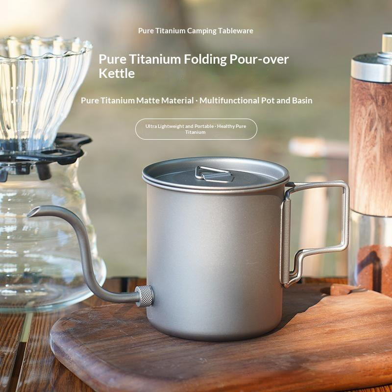 Bollitore per caffè in titanio - Outdoor Camping Kettle recensione e prezzo