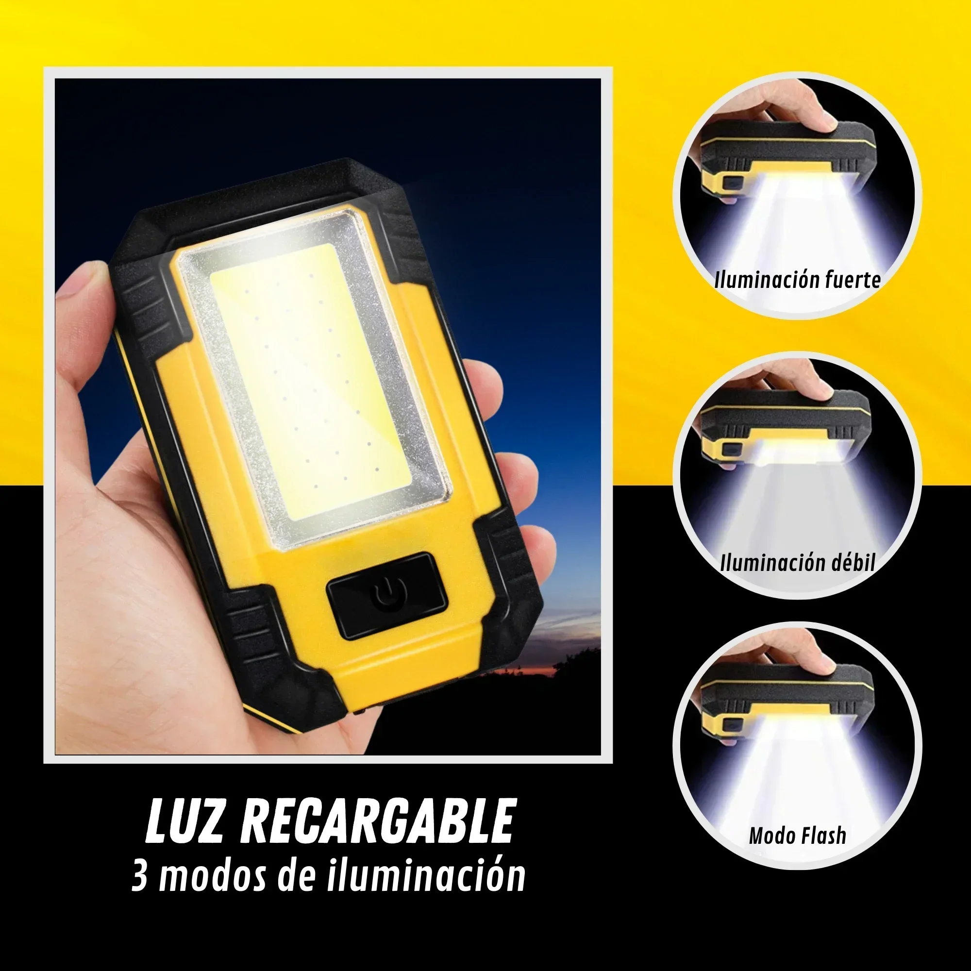 Torcia da Lavoro Ricaricabile  - Outdoor Camping Lantern recensione e prezzo