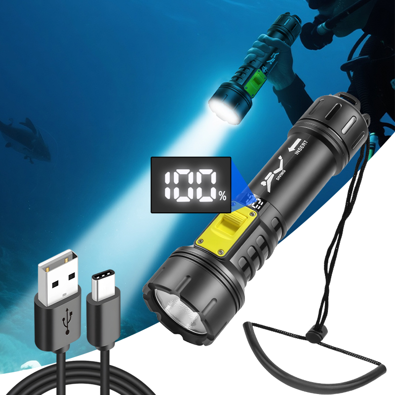 Nuova torcia subacquea XHP70 C - Outdoor Camping And Fishing recensione e prezzo