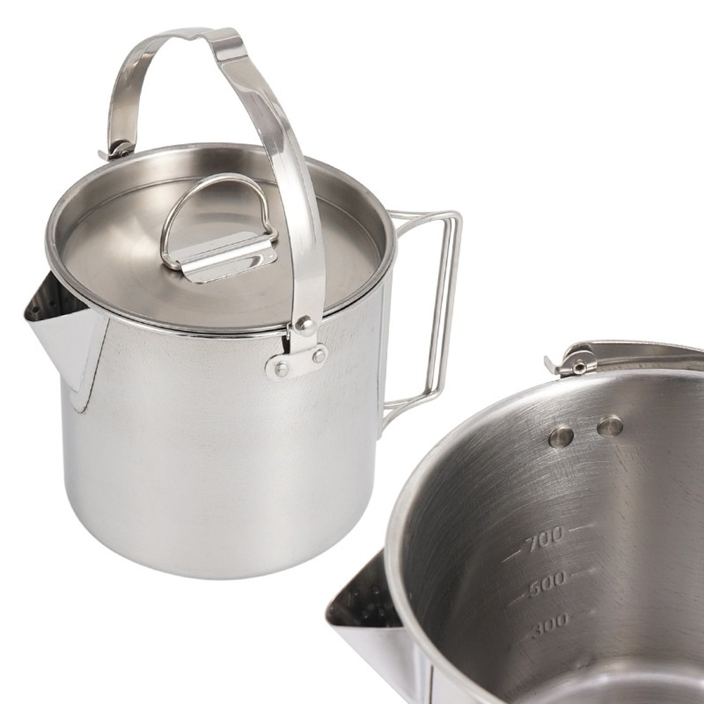 Bollitore portatile in acciaio - Outdoor Camping Kettle recensione e prezzo