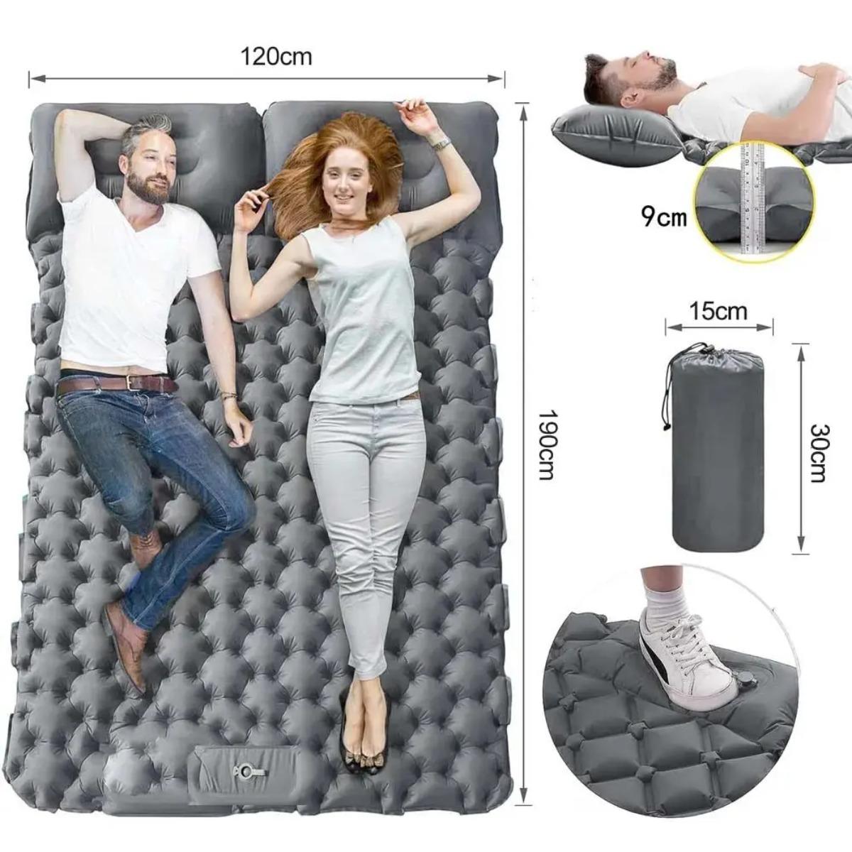 Materasso gonfiabile singolo e - Camp Pillow Compressible recensione e prezzo