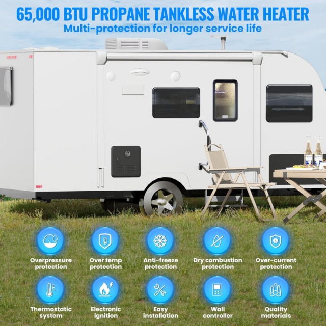 Scaldabagno Istantaneo a Gas P - Outdoor Camping Water Heater recensione e prezzo