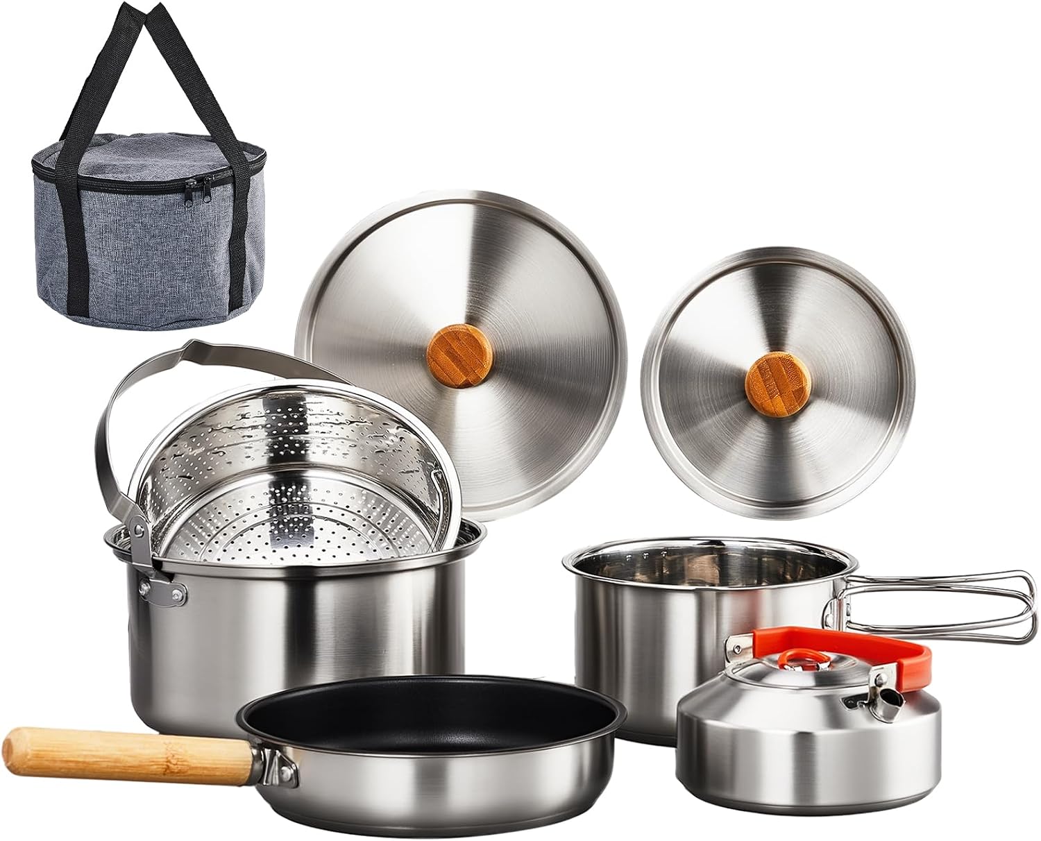 Set di 6 utensili da cucina, p - Outdoor Camping Kettle recensione e prezzo