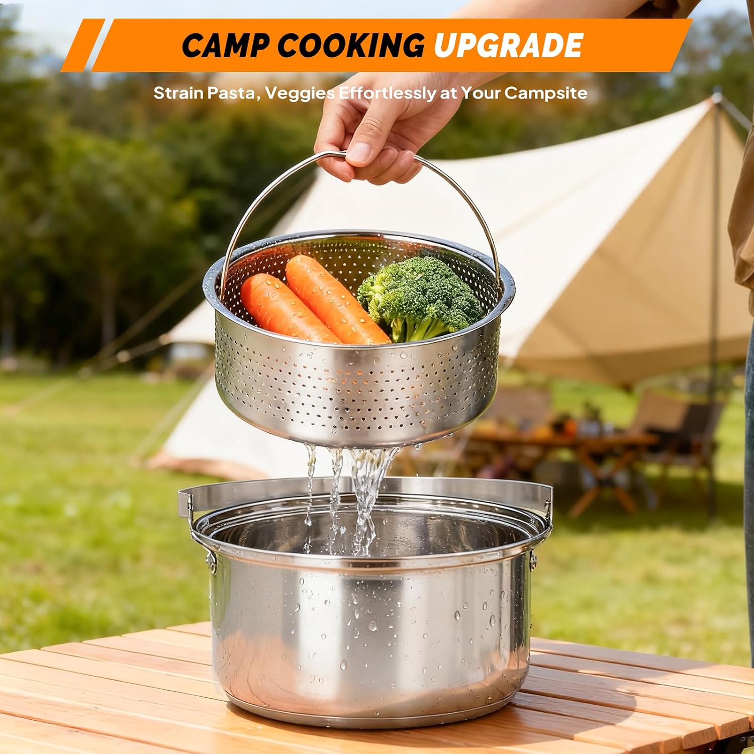 Set di 6 utensili da cucina, p - Outdoor Camping Kettle recensione e prezzo