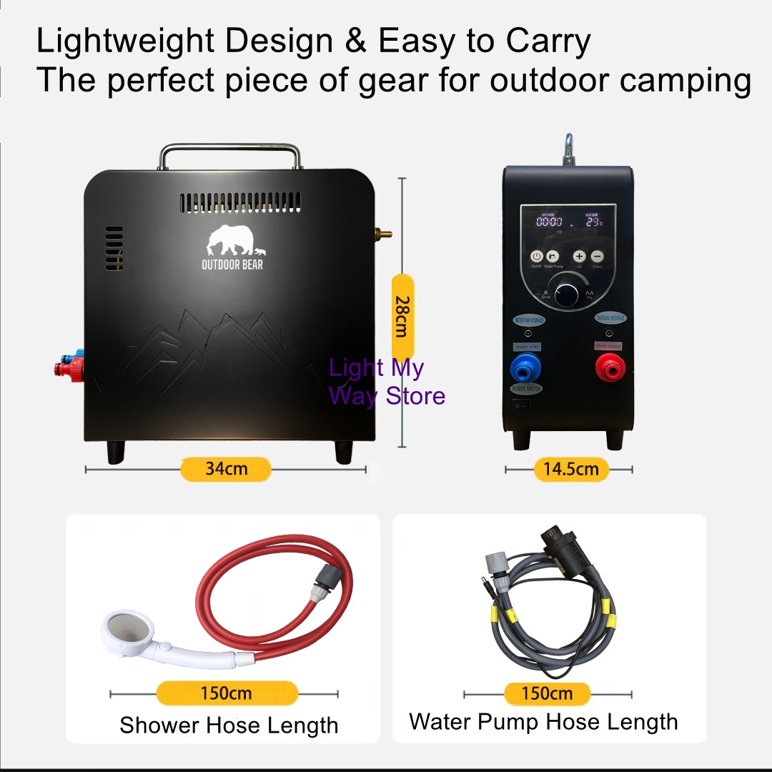 Scaldabagno a Gas Portatile pe - Outdoor Camping Water Heater recensione e prezzo