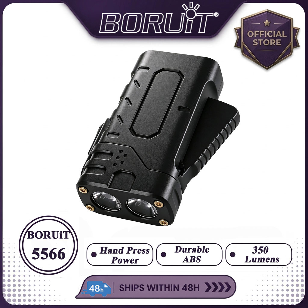 BORUIiT Torcia LED EDC a Manov - Outdoor Camping And Fishing recensione e prezzo