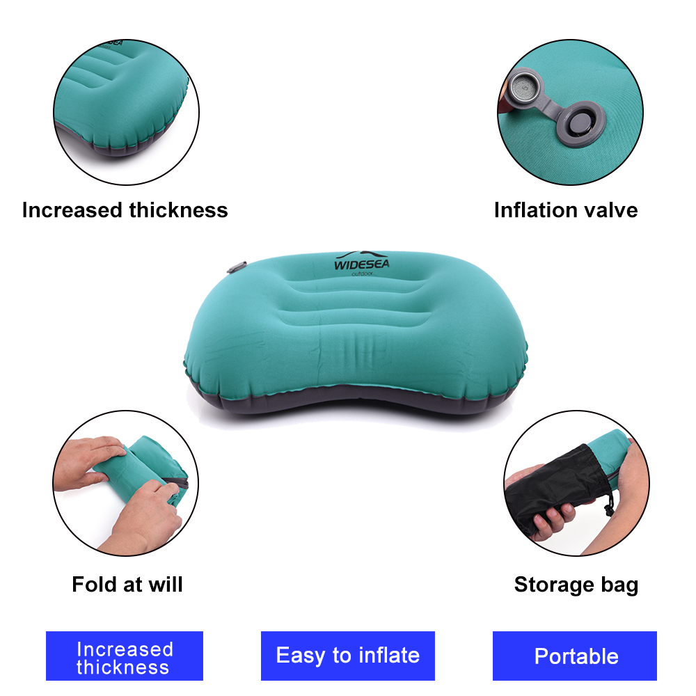 Widesea cuscino gonfiabile por - Camp Pillow Compressible recensione e prezzo