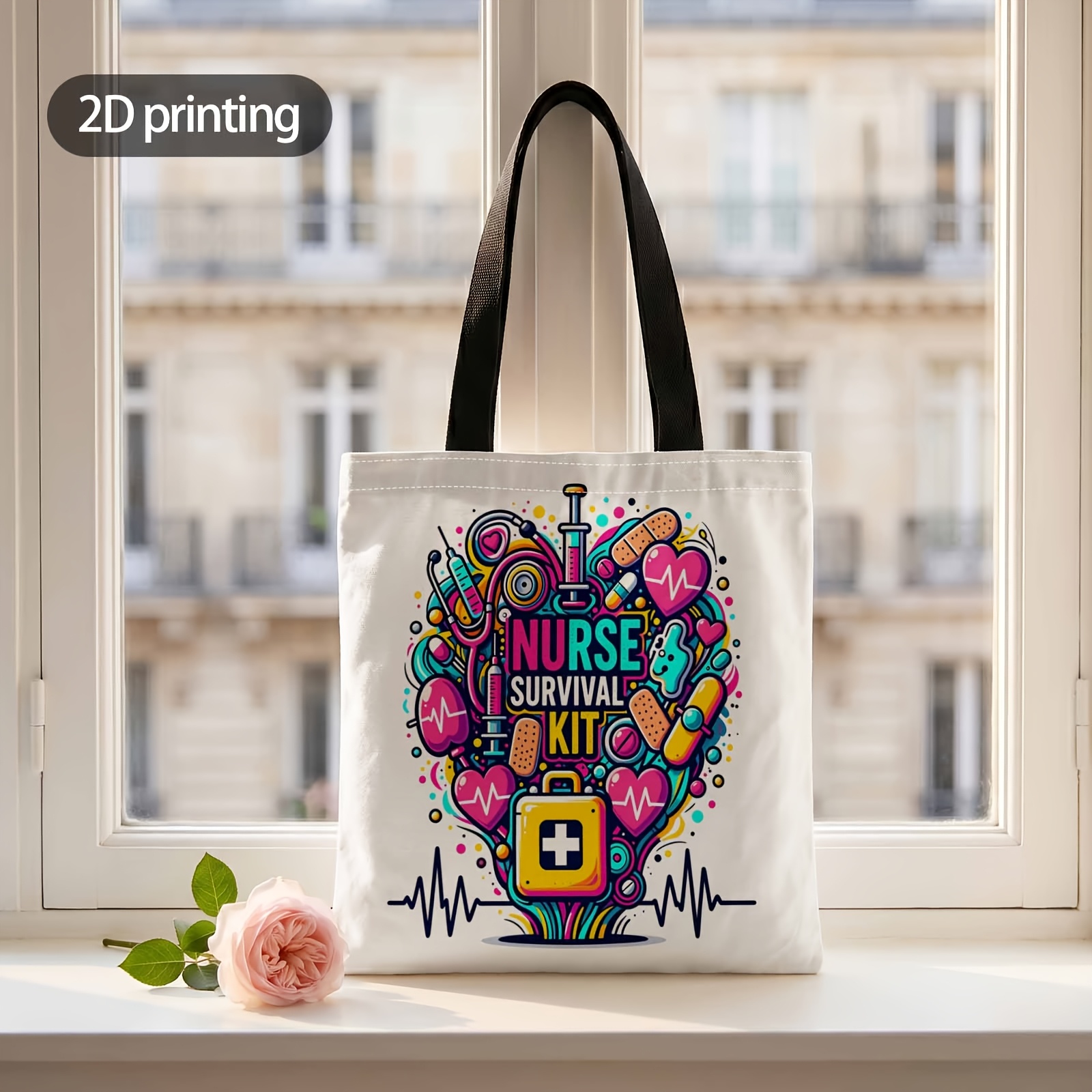 Borsa a mano stampata in 2D co - Survival Kit recensione e prezzo