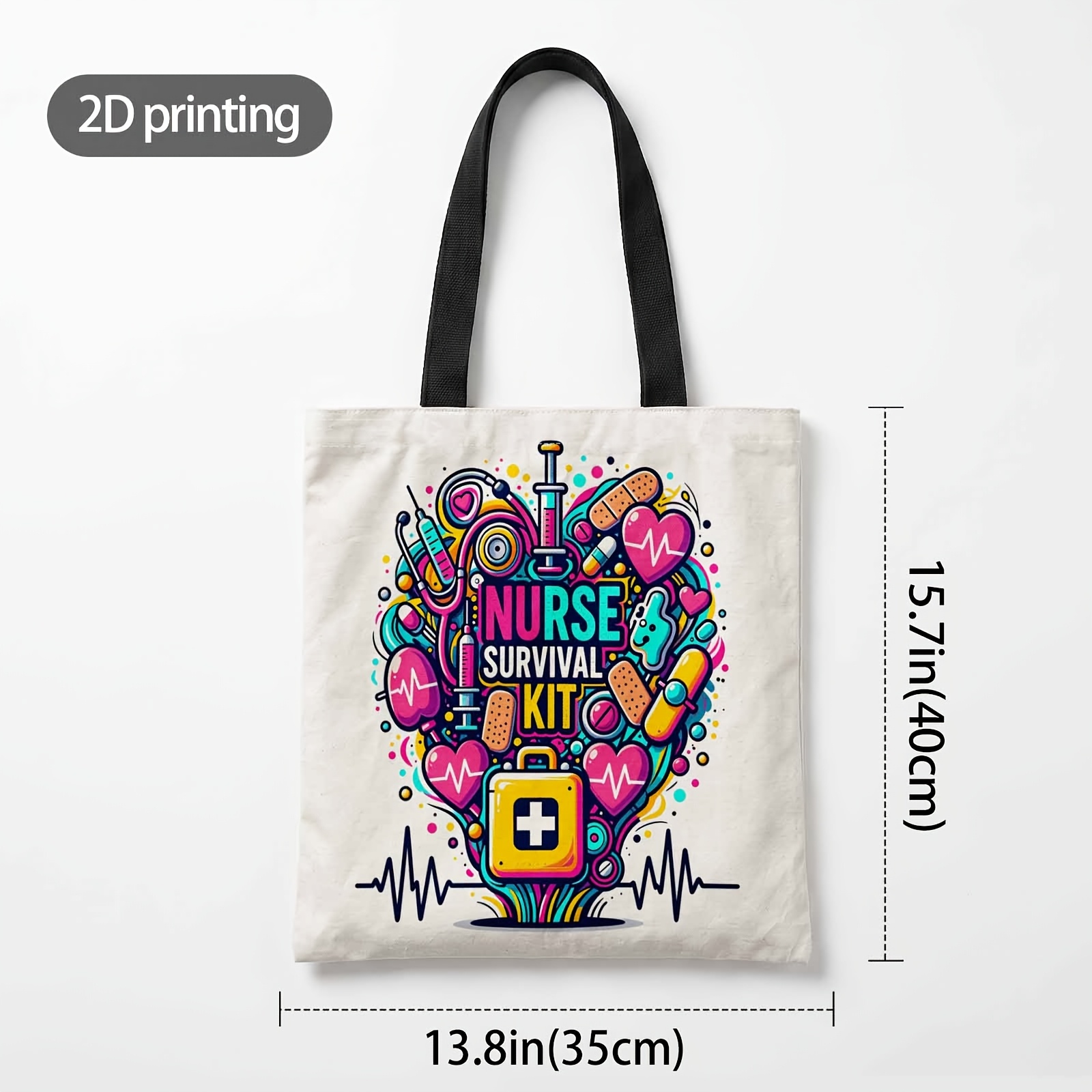 Borsa a mano stampata in 2D co - Survival Kit recensione e prezzo