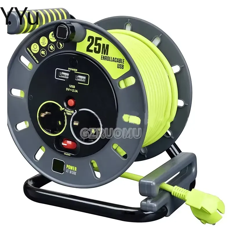 Avvolgicavo estensibile da 25  - Outdoor Camping Extension Lead recensione e prezzo