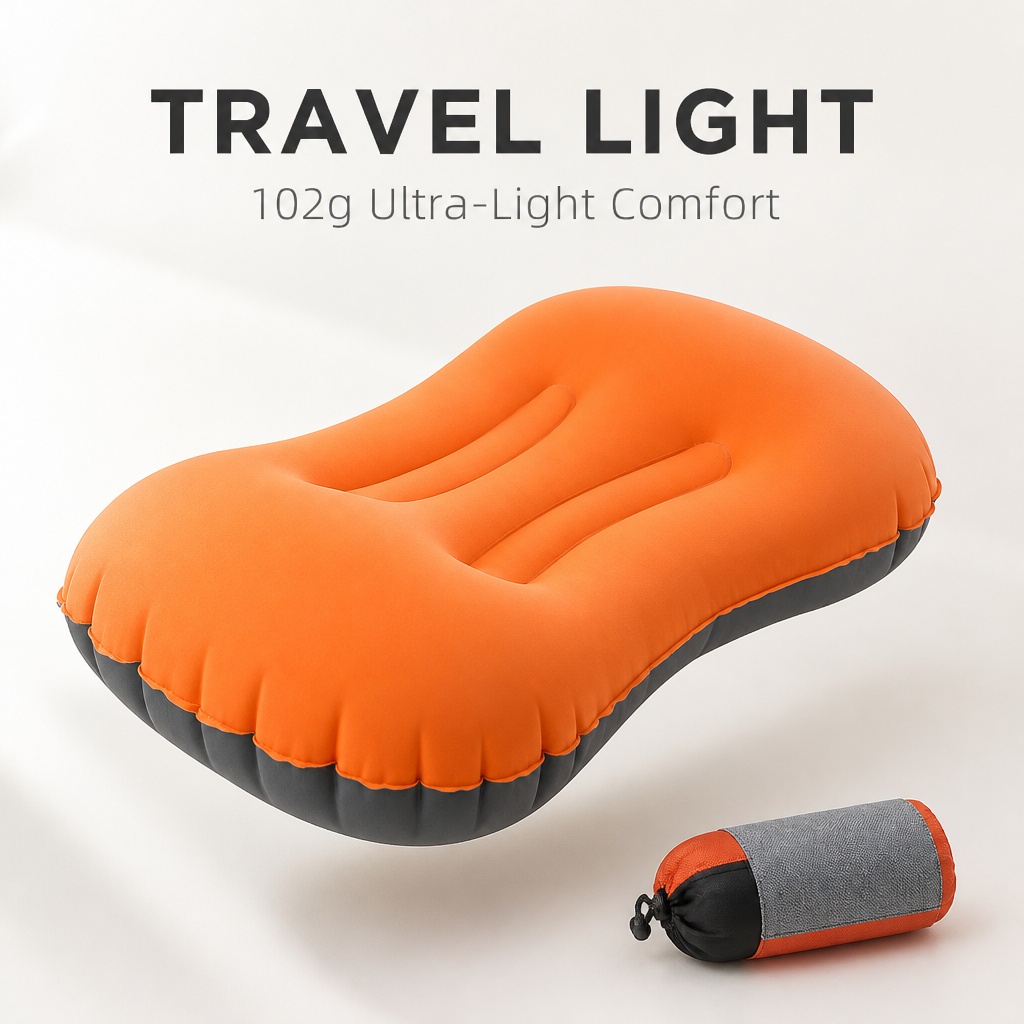 Cuscino da Viaggio Gonfiabile  - Camp Pillow Compressible recensione e prezzo