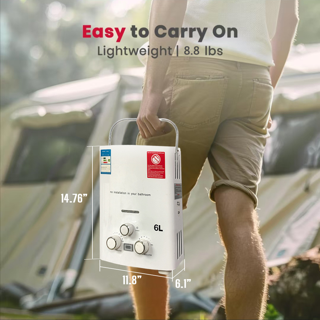 Nuovo modello di scaldabagno d - Outdoor Camping Water Heater recensione e prezzo