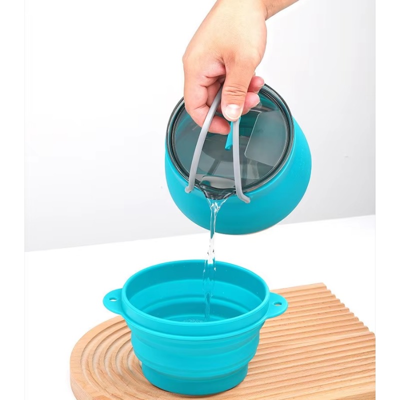 Nuovo Set di Stoviglie Pieghev - Outdoor Camping Kettle recensione e prezzo