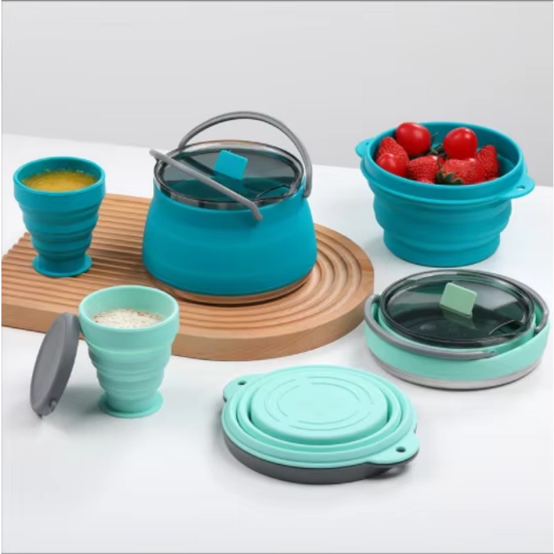 Nuovo Set di Stoviglie Pieghev - Outdoor Camping Kettle recensione e prezzo