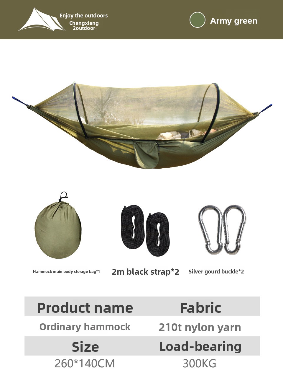 Amaca con Zanzariera per Campe - Outdoor Camping Mosquito Net recensione e prezzo