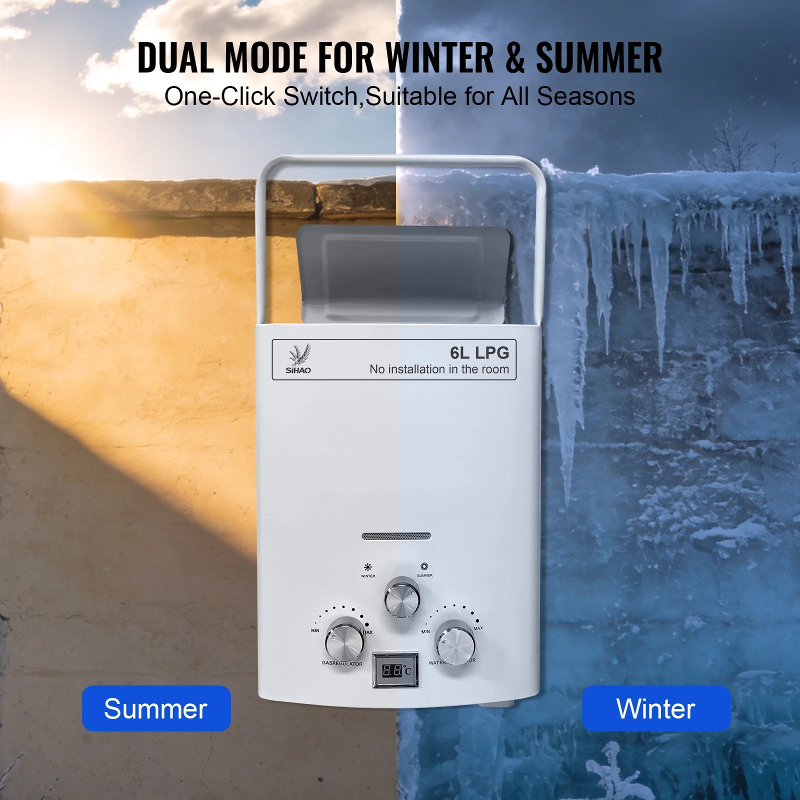 Scaldabagno a Gas GPL | Scalda - Outdoor Camping Water Heater recensione e prezzo