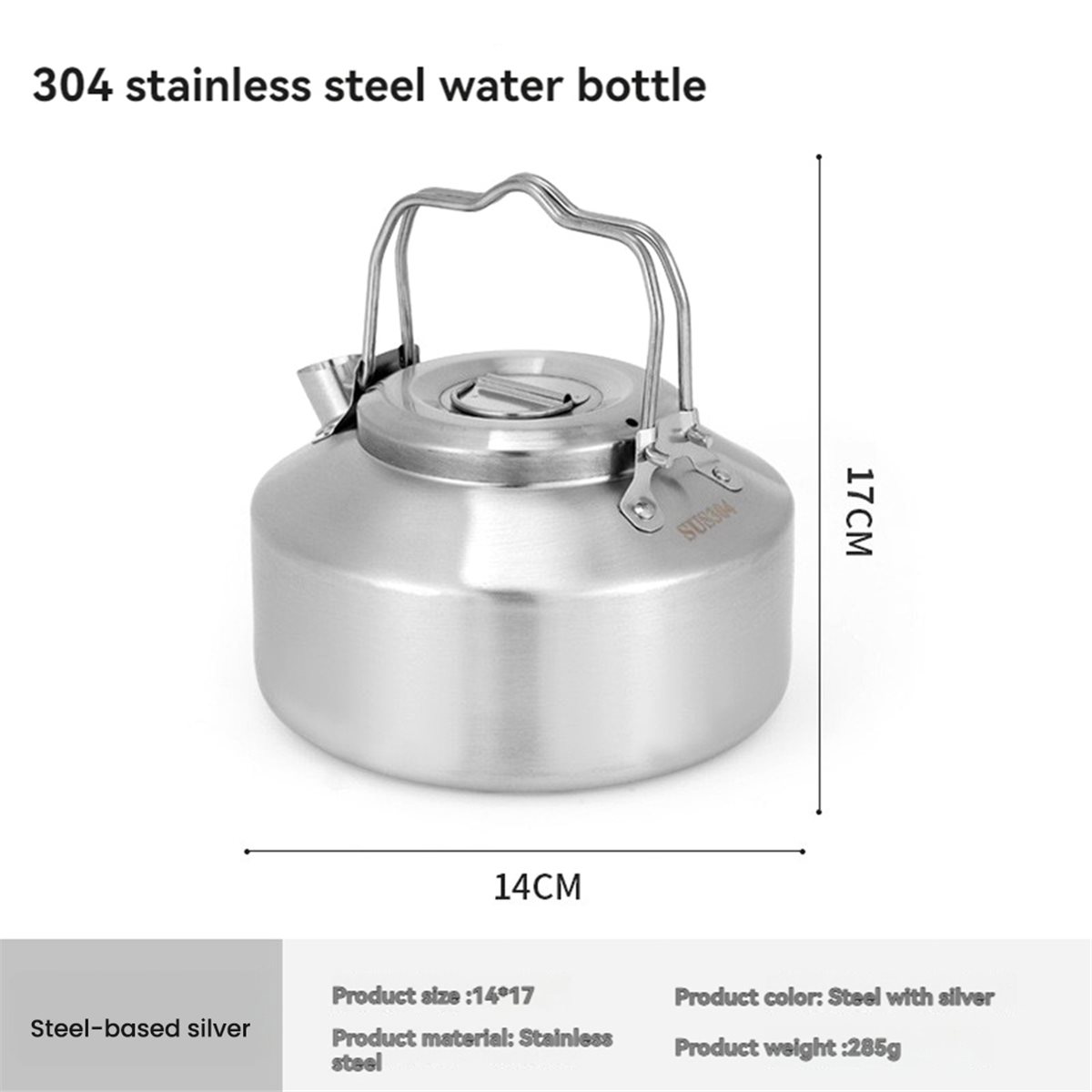 Bollitore d'Acqua in Acciaio I - Outdoor Camping Kettle recensione e prezzo
