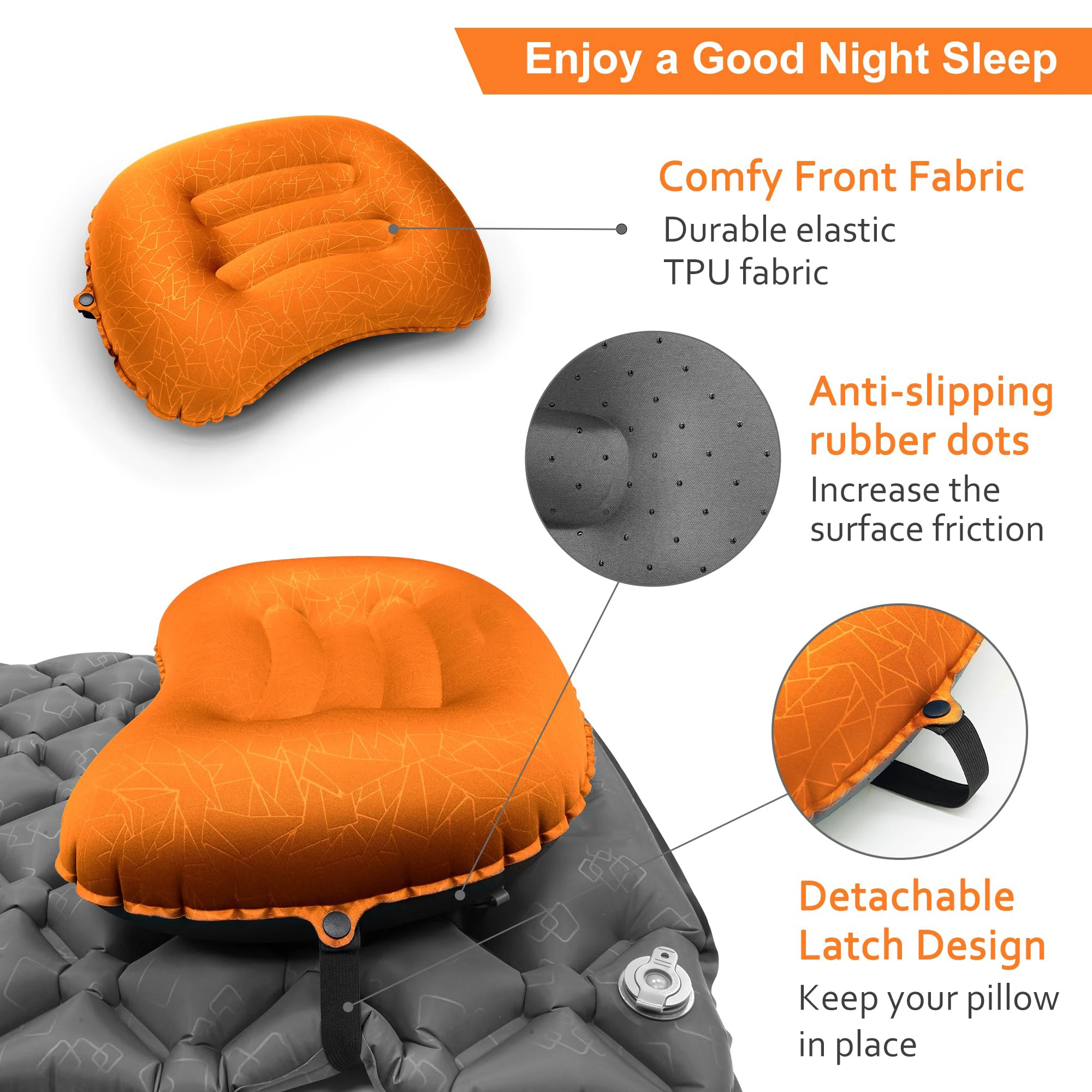 Cuscino da viaggio gonfiabile  - Camp Pillow Compressible recensione e prezzo